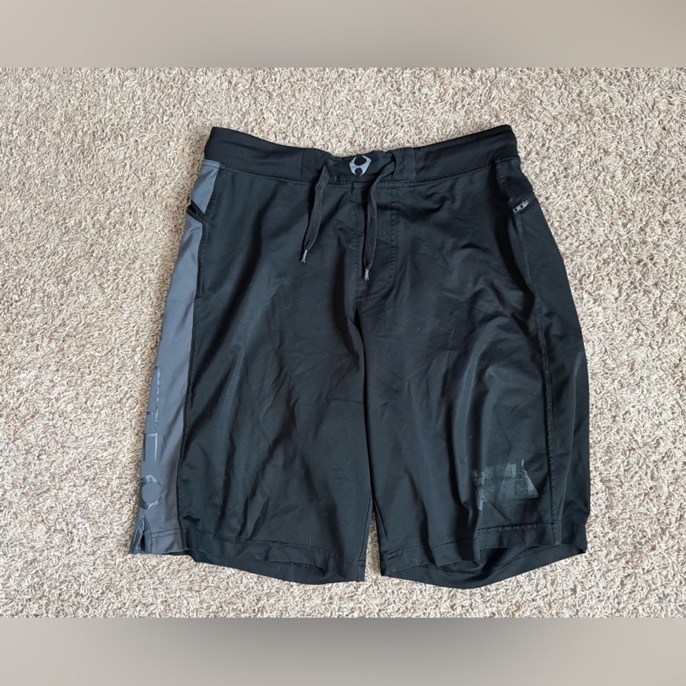 Men's Black Hylete Athletic Shorts - Drawstring Performance